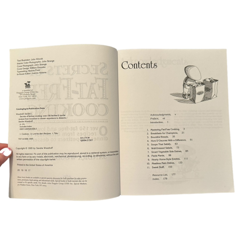 (Book) “Secrets To Fat-Free Cooking,” By The Author, Sandra Woodruff, RD. - Picture 5 of 5